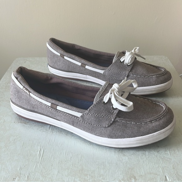 Keds Ortholite Canvas Slip-on Loafers / Boat Shoes, Women’s size 9.5 - Picture 4 of 4